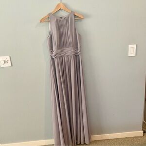 Ralph Lauren dove gray Dress understated elegance